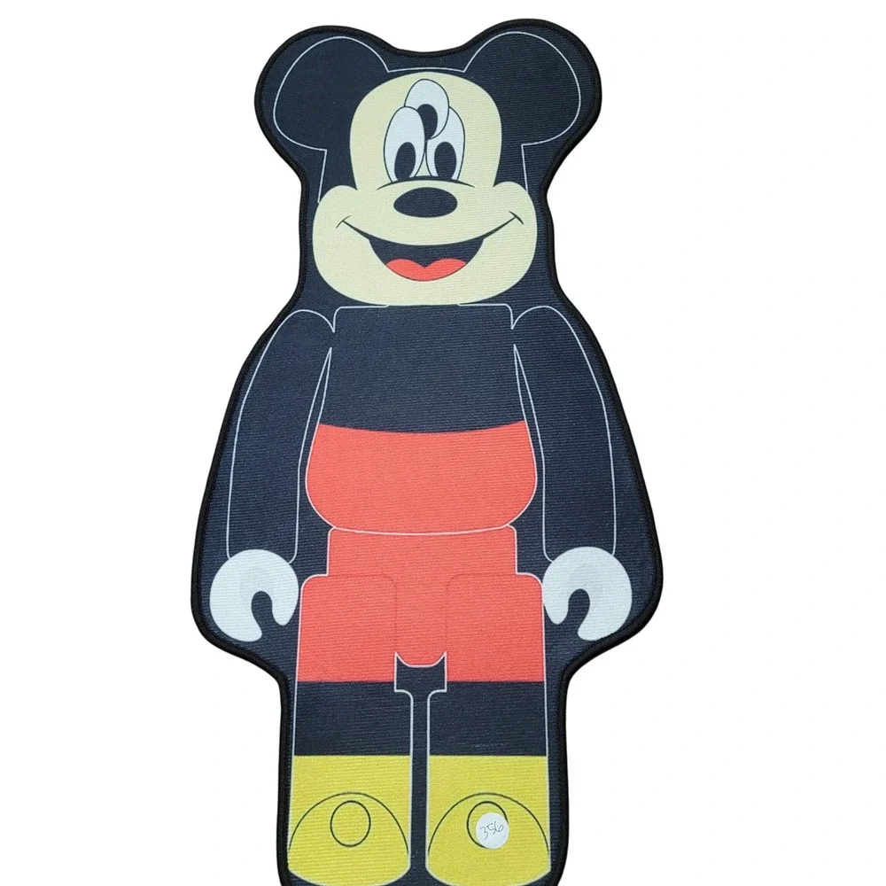 Disney Mickey Mouse Bearbrick Style Rug Kids Room Decor Play Mat 16